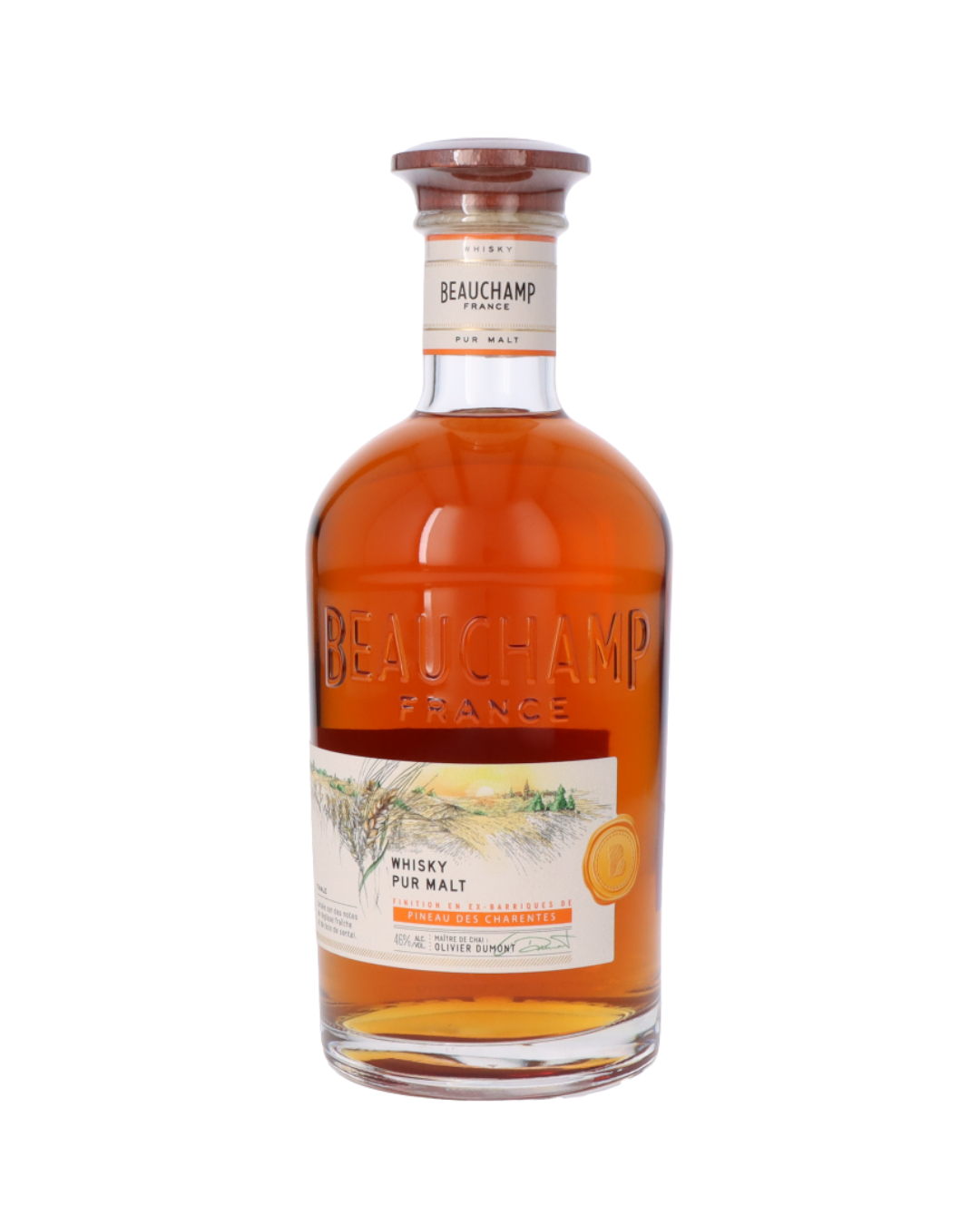 Beauchamp single malt bottle