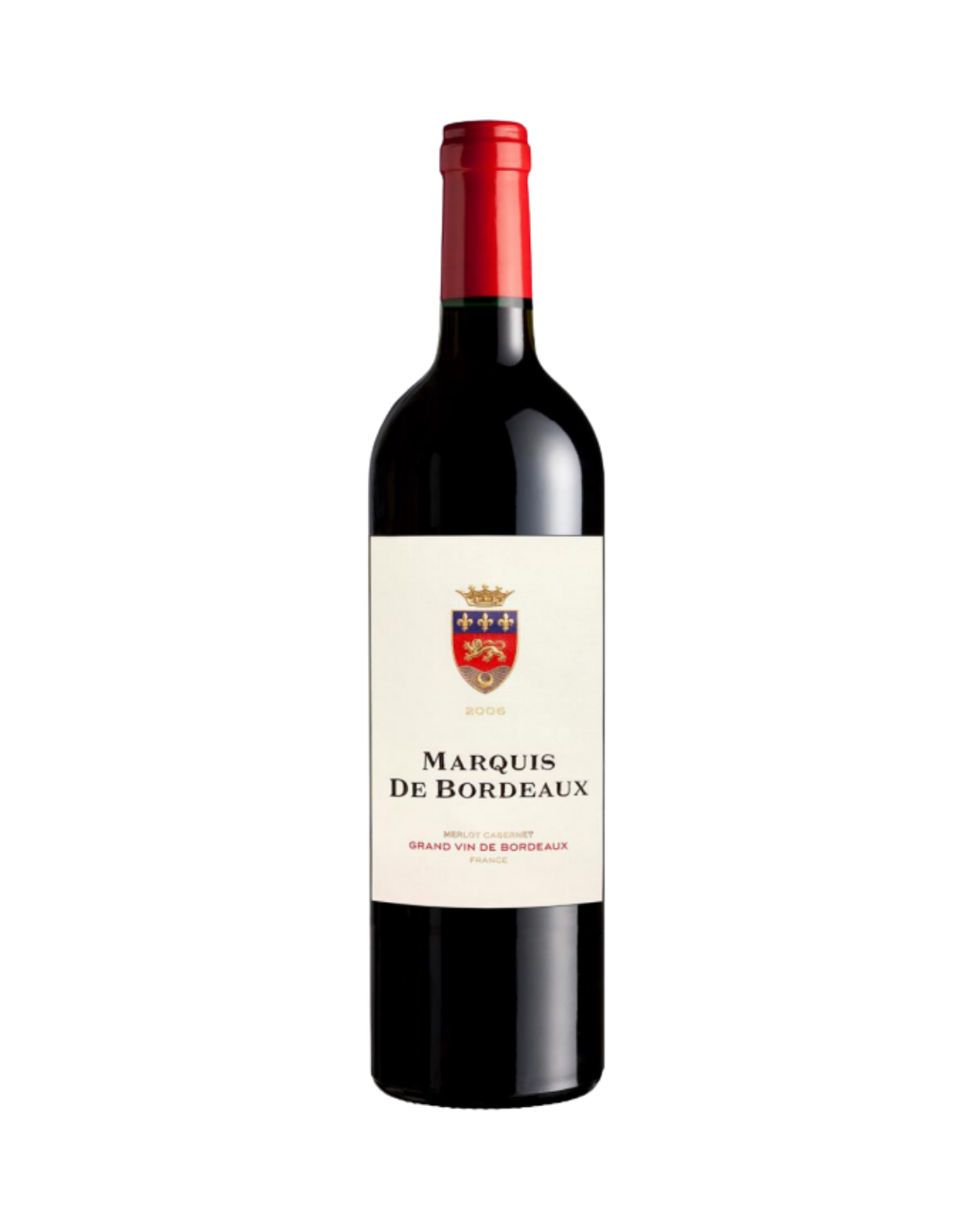 Marquis de Bordeaux wine bottle
